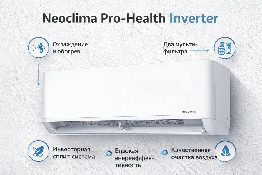 Кондиционер Neoclima Pro-Health Inverter